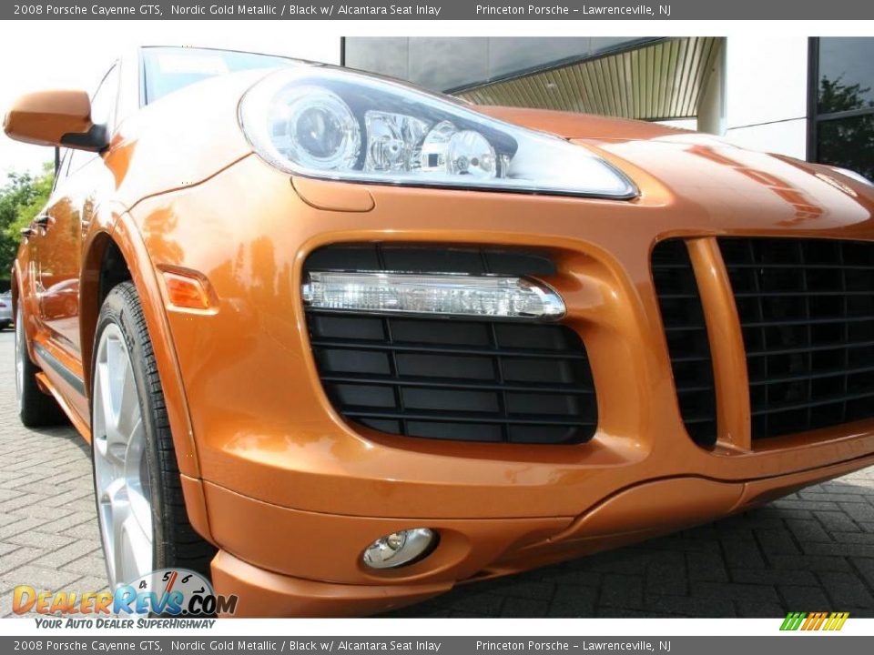 2008 Porsche Cayenne GTS Nordic Gold Metallic / Black w/ Alcantara Seat Inlay Photo #23