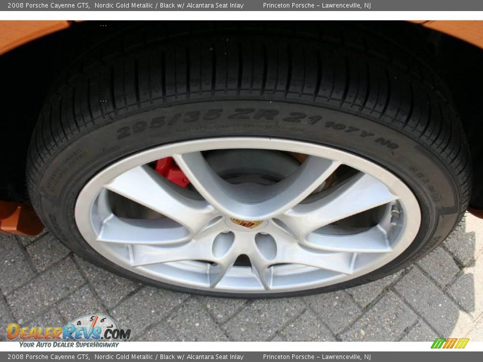 2008 Porsche Cayenne GTS Nordic Gold Metallic / Black w/ Alcantara Seat Inlay Photo #25