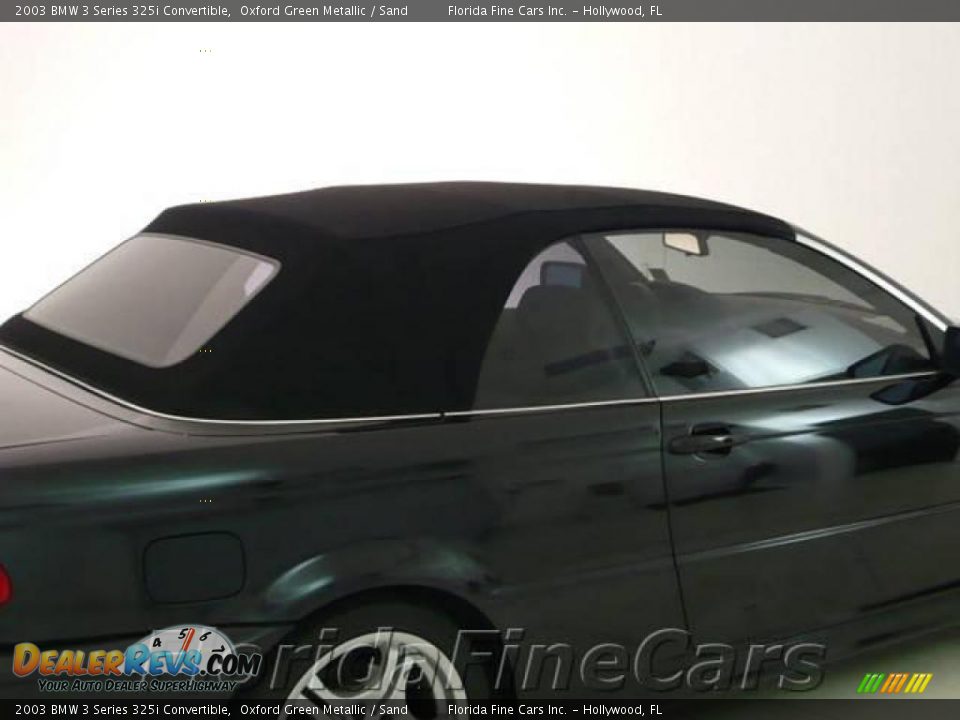 2003 BMW 3 Series 325i Convertible Oxford Green Metallic / Sand Photo #9