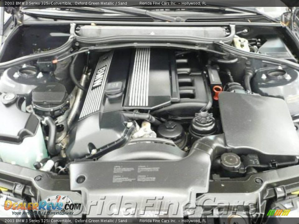 2003 BMW 3 Series 325i Convertible Oxford Green Metallic / Sand Photo #10