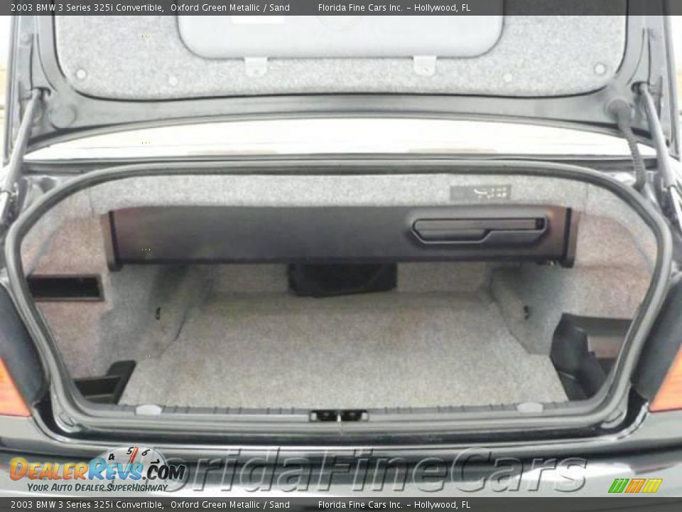 2003 BMW 3 Series 325i Convertible Oxford Green Metallic / Sand Photo #11