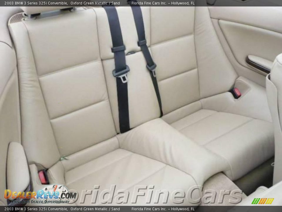 2003 BMW 3 Series 325i Convertible Oxford Green Metallic / Sand Photo #15