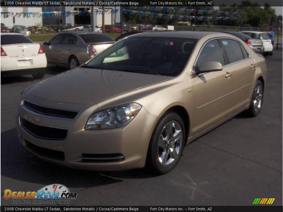 2008 Chevrolet Malibu LT Sedan Sandstone Metallic / Cocoa/Cashmere Beige Photo #1