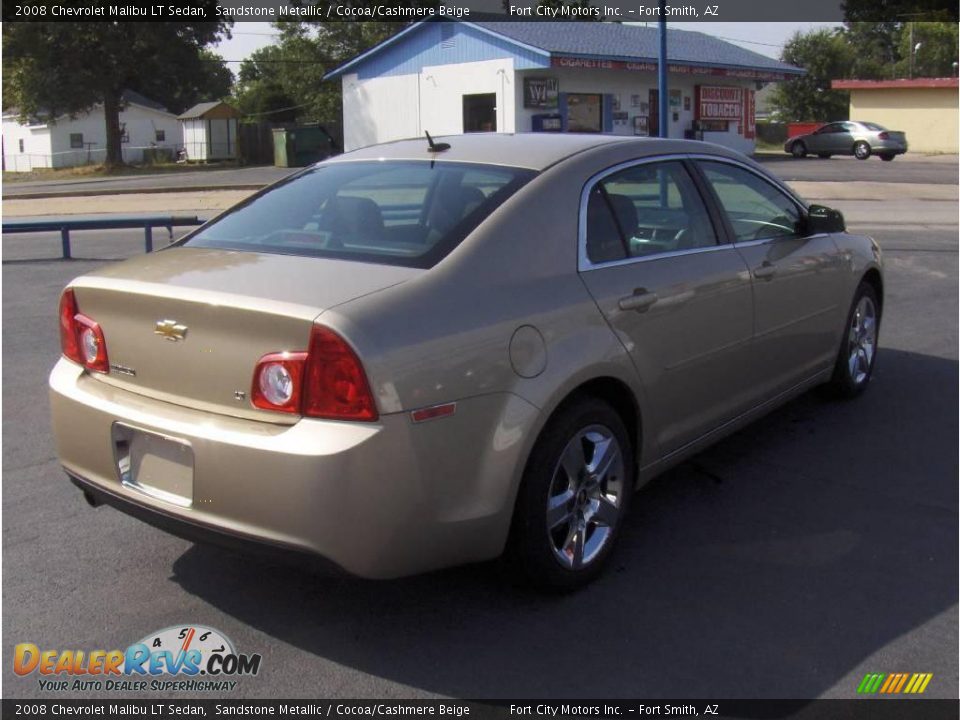 2008 Chevrolet Malibu LT Sedan Sandstone Metallic / Cocoa/Cashmere Beige Photo #3