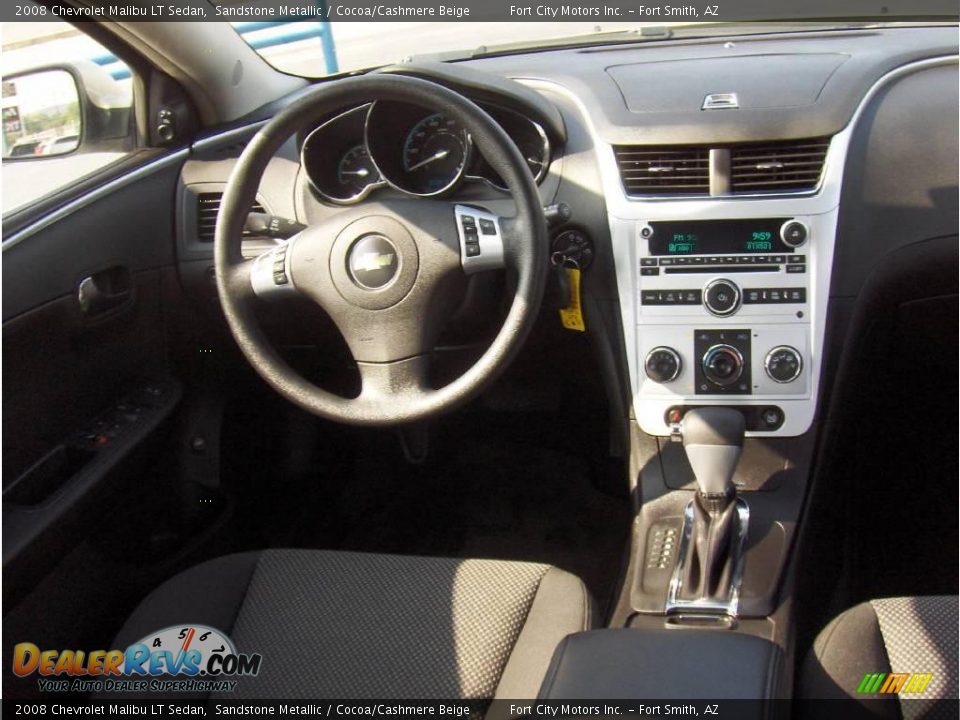 2008 Chevrolet Malibu LT Sedan Sandstone Metallic / Cocoa/Cashmere Beige Photo #8