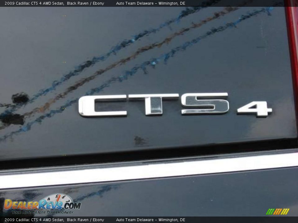 2009 Cadillac CTS 4 AWD Sedan Black Raven / Ebony Photo #1