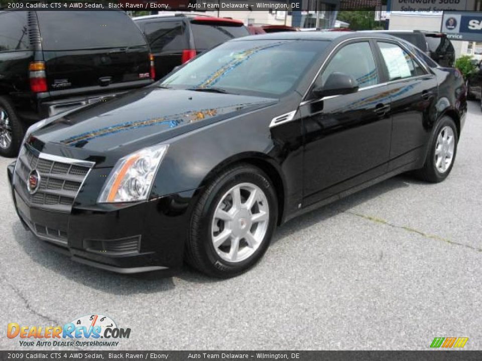 2009 Cadillac CTS 4 AWD Sedan Black Raven / Ebony Photo #2