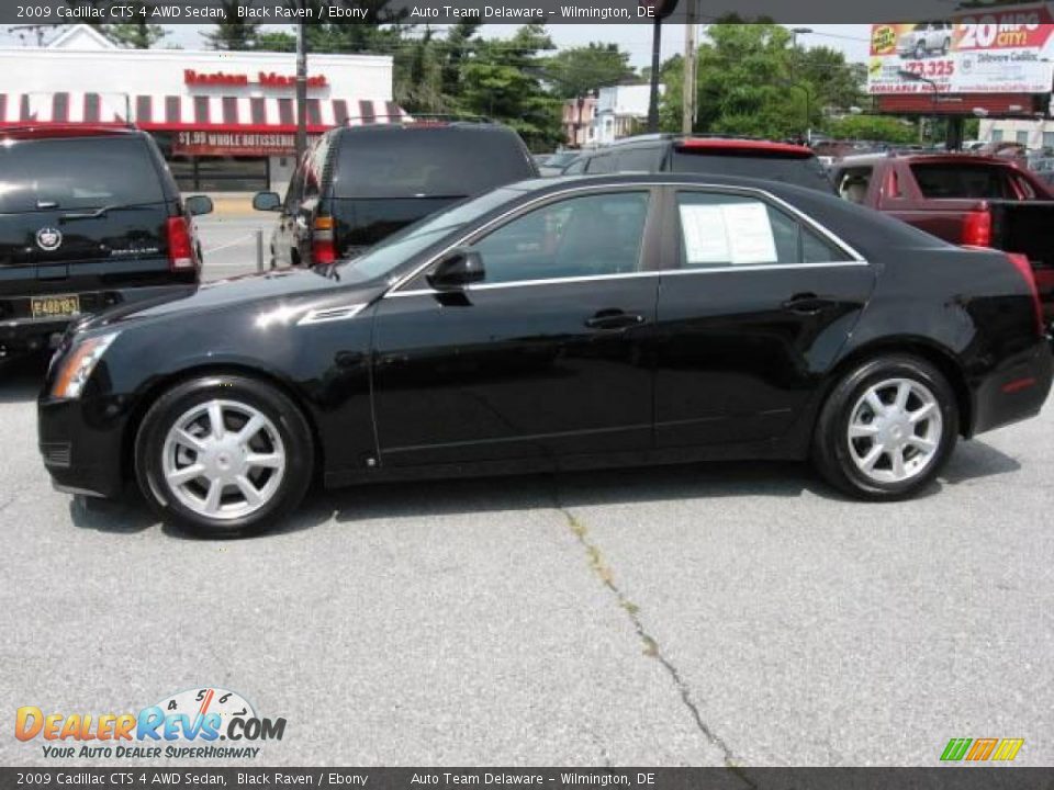 2009 Cadillac CTS 4 AWD Sedan Black Raven / Ebony Photo #4