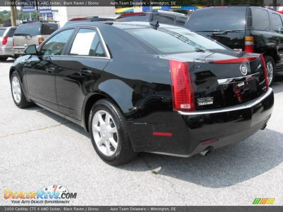2009 Cadillac CTS 4 AWD Sedan Black Raven / Ebony Photo #5