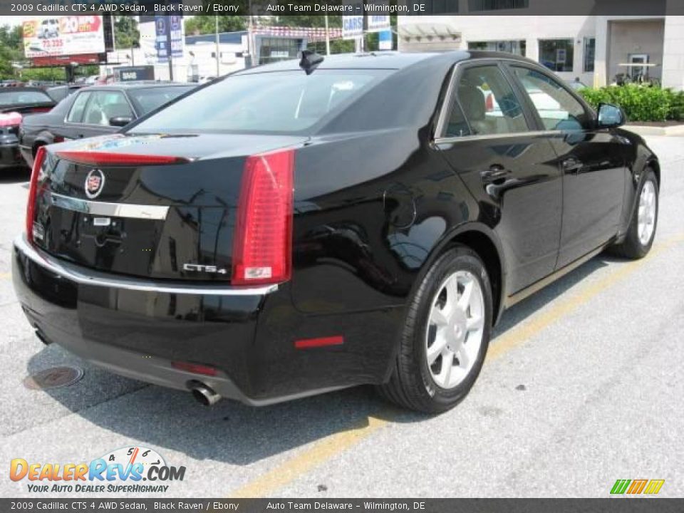2009 Cadillac CTS 4 AWD Sedan Black Raven / Ebony Photo #7