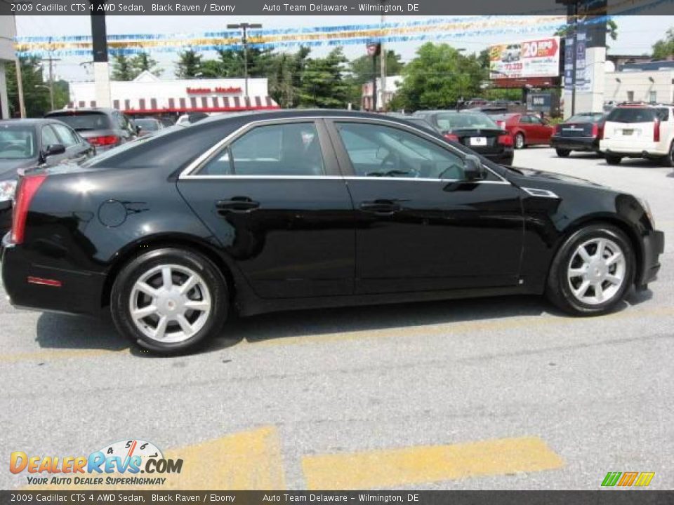 2009 Cadillac CTS 4 AWD Sedan Black Raven / Ebony Photo #8
