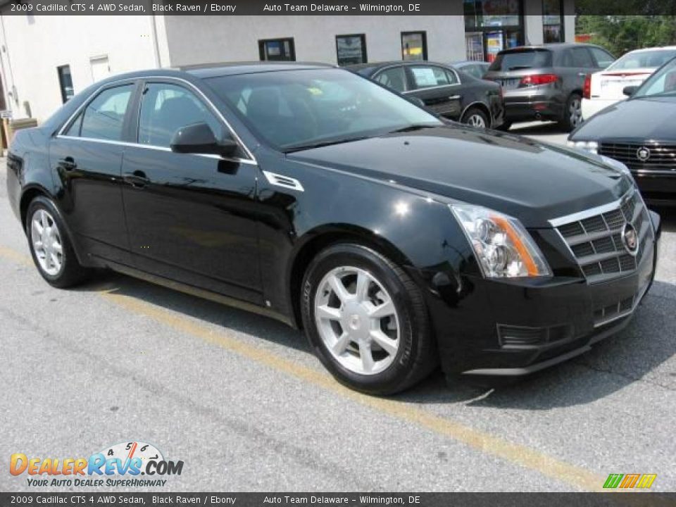 2009 Cadillac CTS 4 AWD Sedan Black Raven / Ebony Photo #9