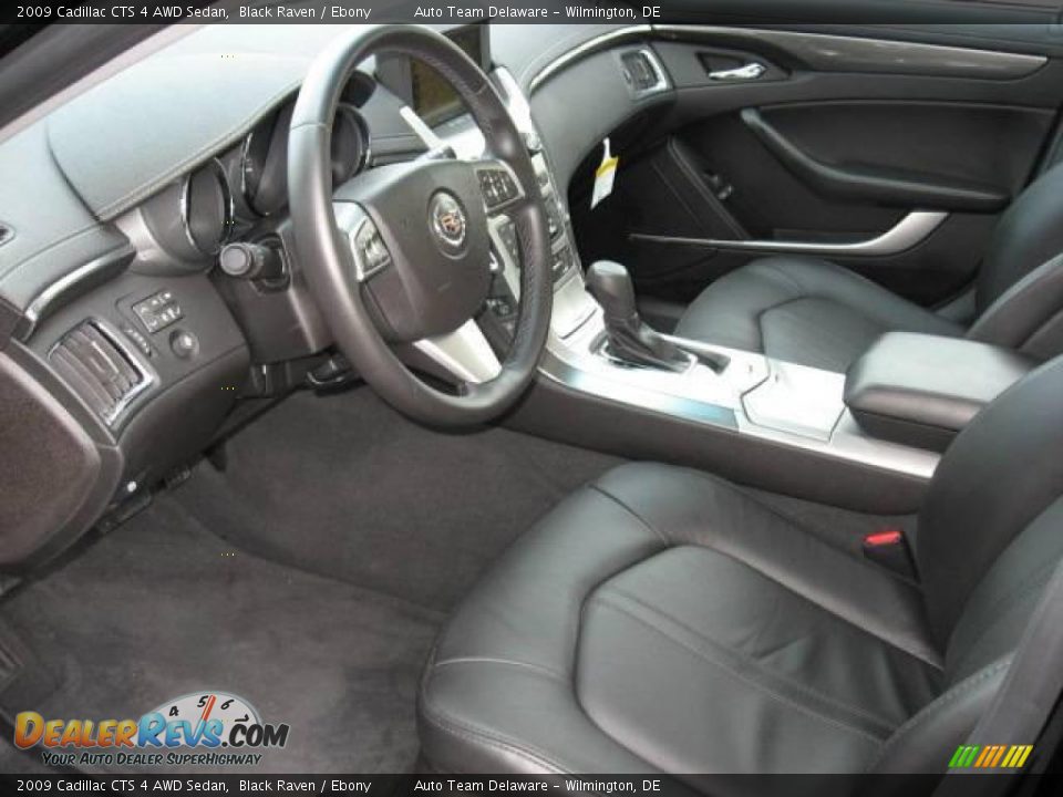 2009 Cadillac CTS 4 AWD Sedan Black Raven / Ebony Photo #11