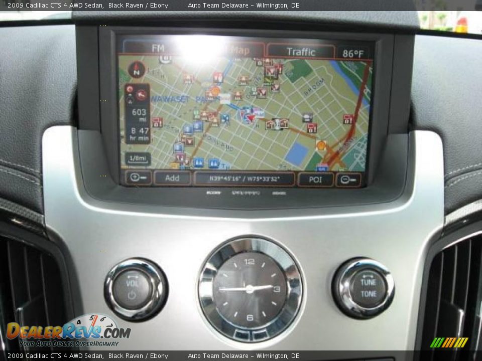2009 Cadillac CTS 4 AWD Sedan Black Raven / Ebony Photo #19
