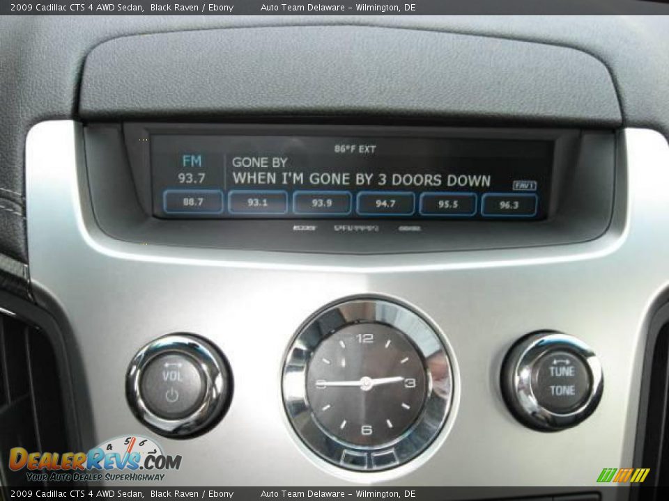 2009 Cadillac CTS 4 AWD Sedan Black Raven / Ebony Photo #20