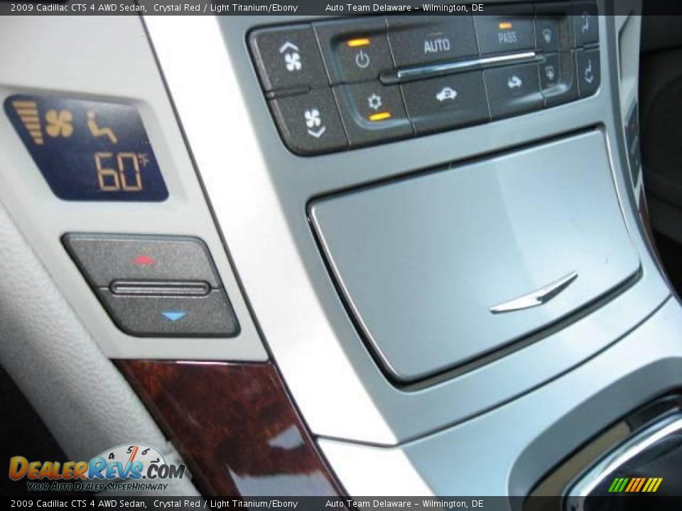 2009 Cadillac CTS 4 AWD Sedan Crystal Red / Light Titanium/Ebony Photo #21