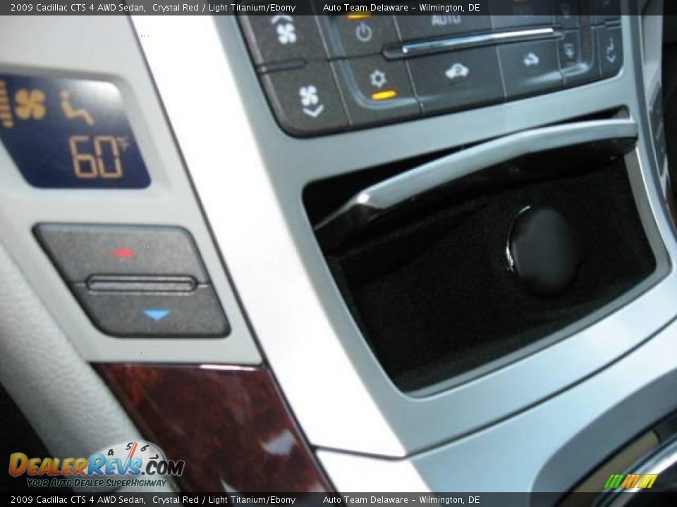 2009 Cadillac CTS 4 AWD Sedan Crystal Red / Light Titanium/Ebony Photo #22