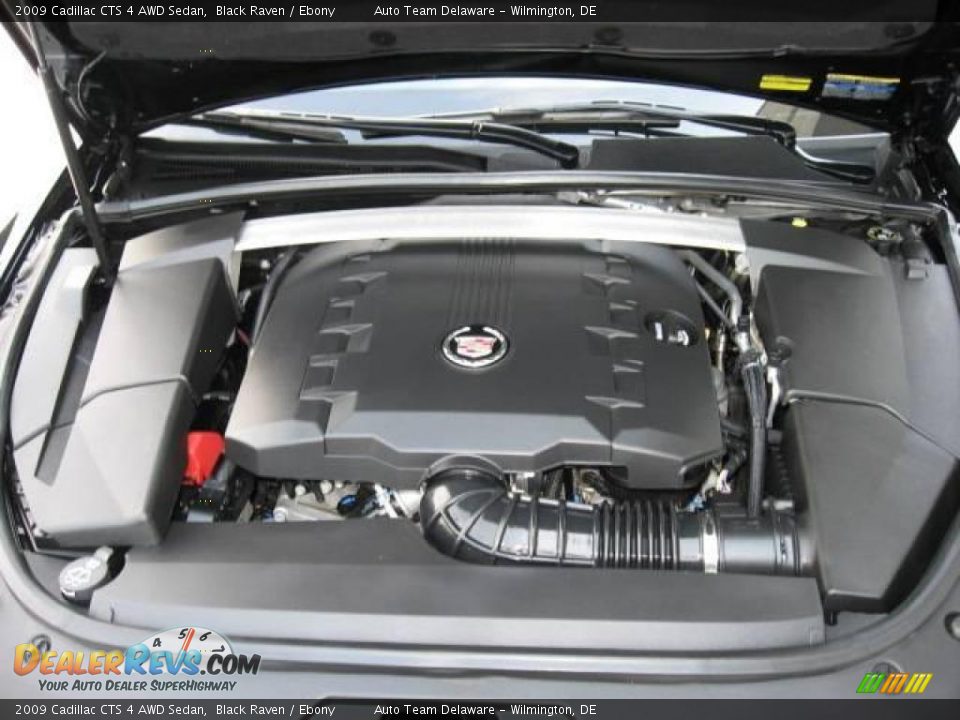 2009 Cadillac CTS 4 AWD Sedan Black Raven / Ebony Photo #35