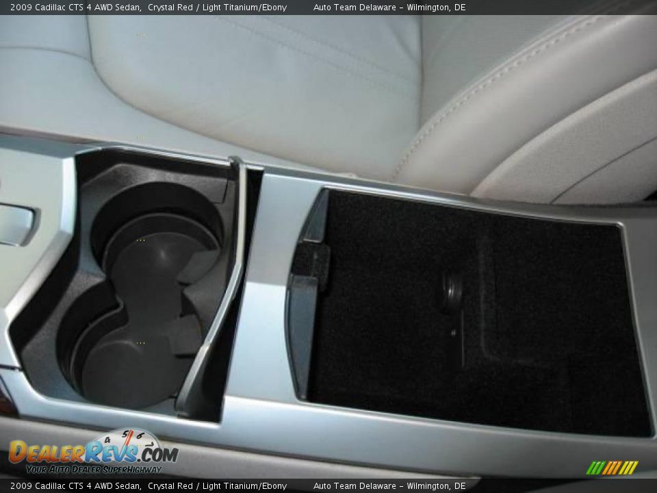 2009 Cadillac CTS 4 AWD Sedan Crystal Red / Light Titanium/Ebony Photo #25