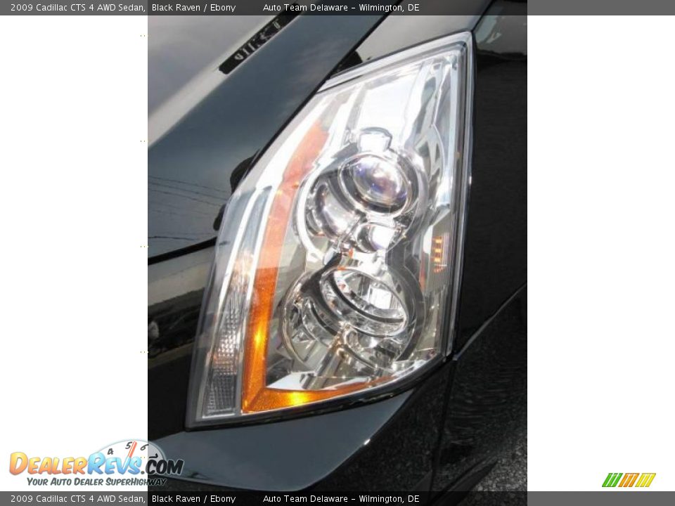 2009 Cadillac CTS 4 AWD Sedan Black Raven / Ebony Photo #36