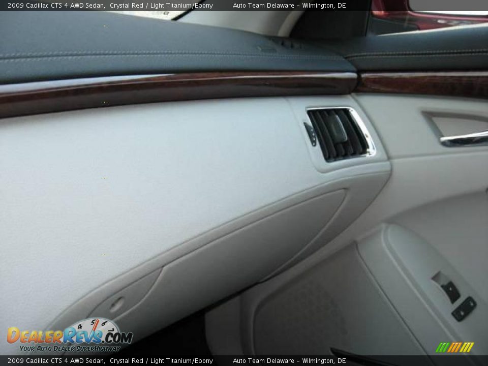 2009 Cadillac CTS 4 AWD Sedan Crystal Red / Light Titanium/Ebony Photo #26