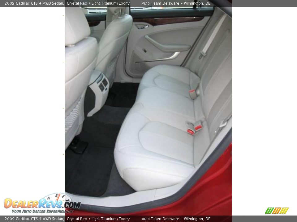 2009 Cadillac CTS 4 AWD Sedan Crystal Red / Light Titanium/Ebony Photo #29