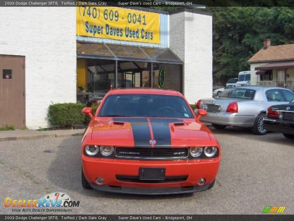 2009 Dodge Challenger SRT8 TorRed / Dark Slate Gray Photo #2