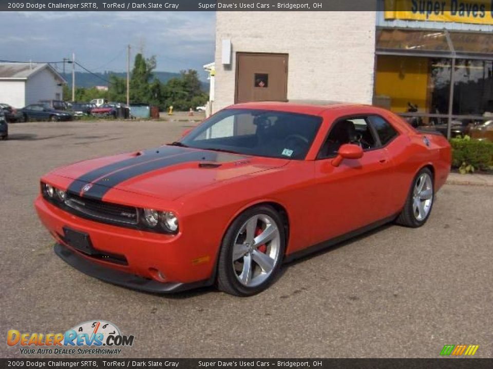 2009 Dodge Challenger SRT8 TorRed / Dark Slate Gray Photo #5
