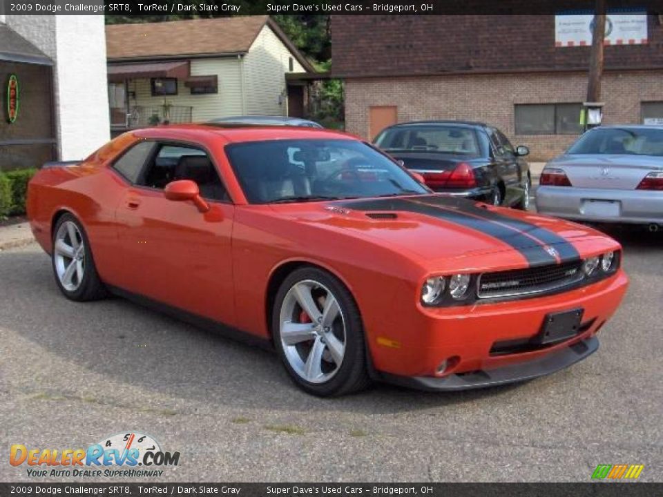 2009 Dodge Challenger SRT8 TorRed / Dark Slate Gray Photo #6