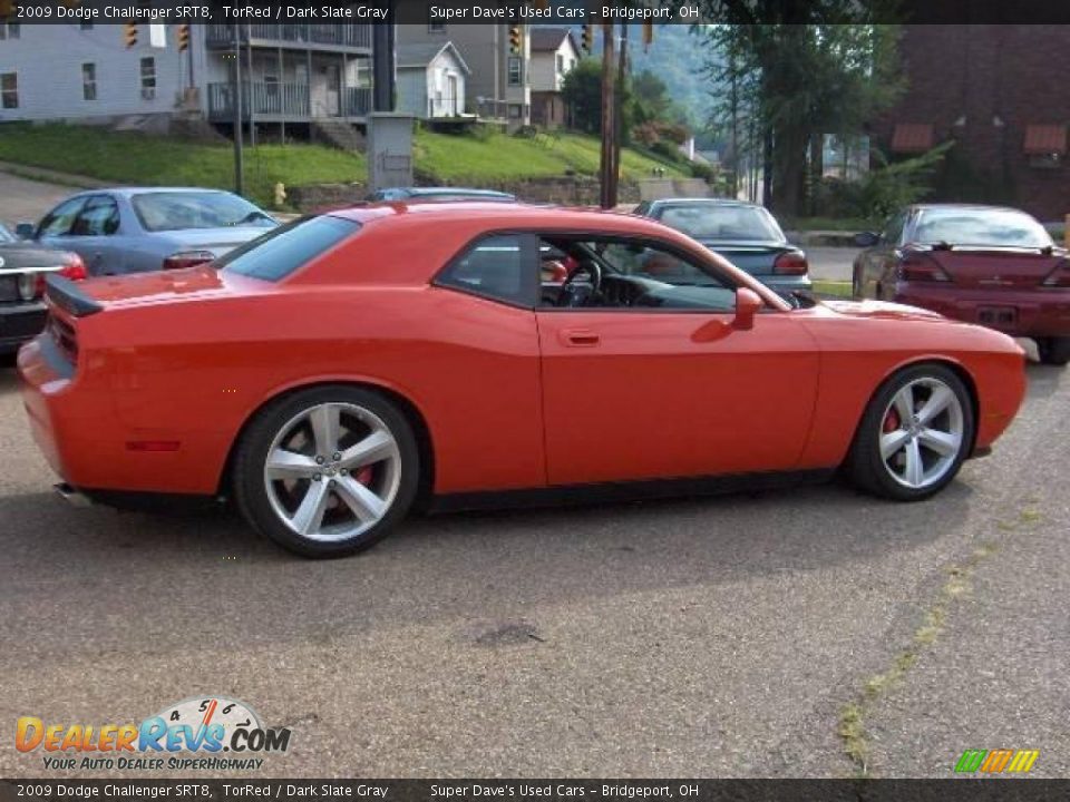 2009 Dodge Challenger SRT8 TorRed / Dark Slate Gray Photo #8