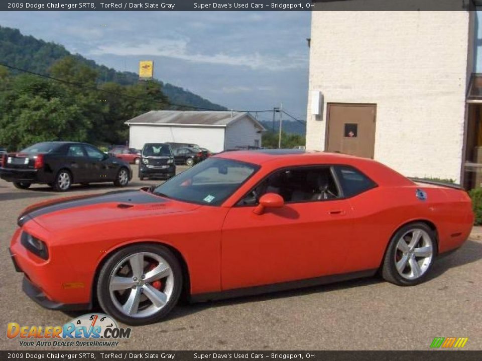 2009 Dodge Challenger SRT8 TorRed / Dark Slate Gray Photo #9