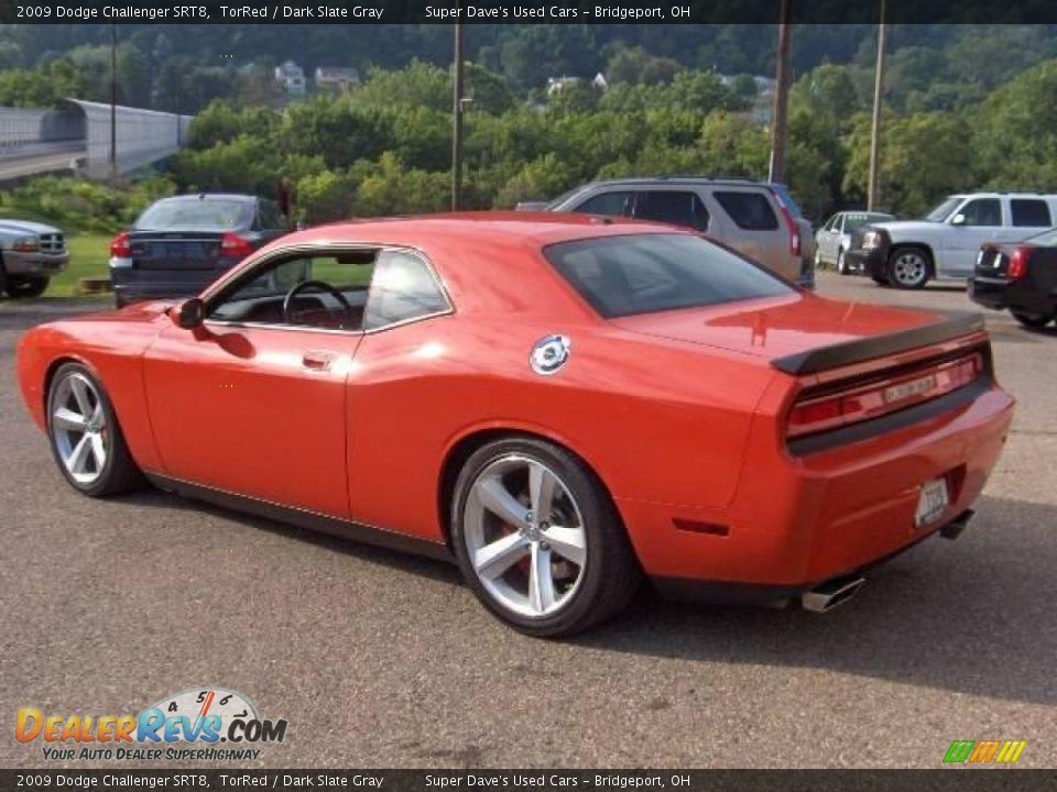 2009 Dodge Challenger SRT8 TorRed / Dark Slate Gray Photo #10