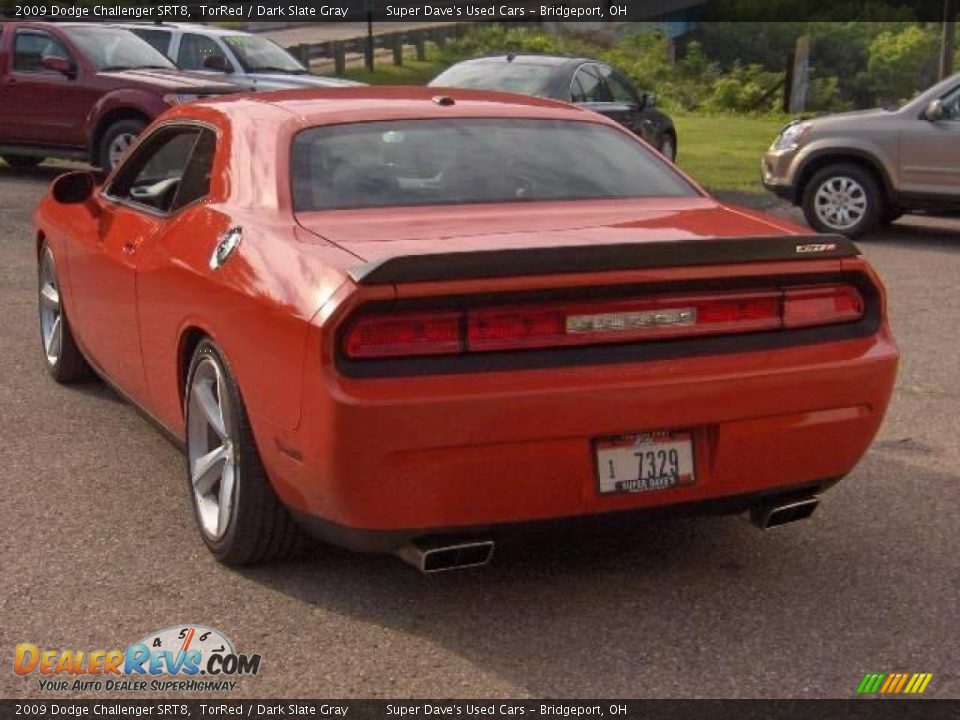 2009 Dodge Challenger SRT8 TorRed / Dark Slate Gray Photo #11