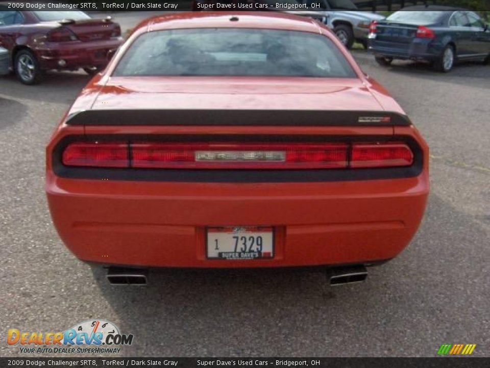 2009 Dodge Challenger SRT8 TorRed / Dark Slate Gray Photo #12