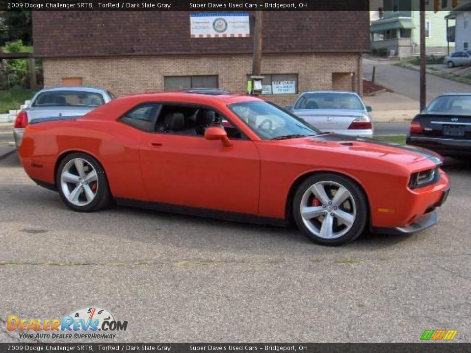 2009 Dodge Challenger SRT8 TorRed / Dark Slate Gray Photo #13