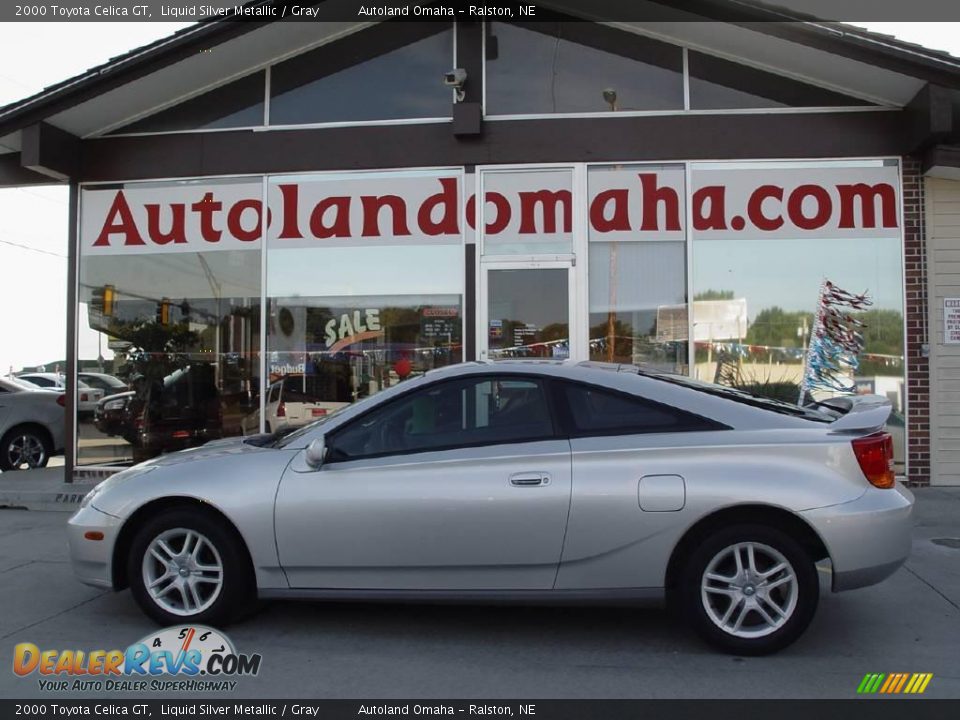 2000 Toyota Celica GT Liquid Silver Metallic / Gray Photo #1