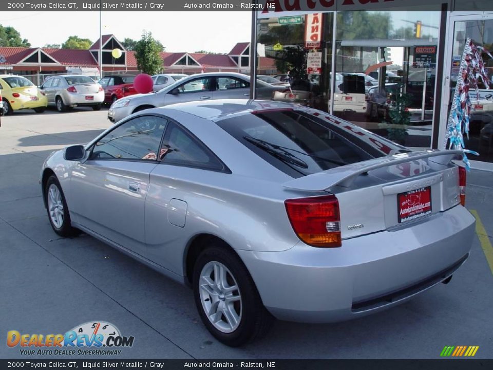 2000 Toyota Celica GT Liquid Silver Metallic / Gray Photo #3