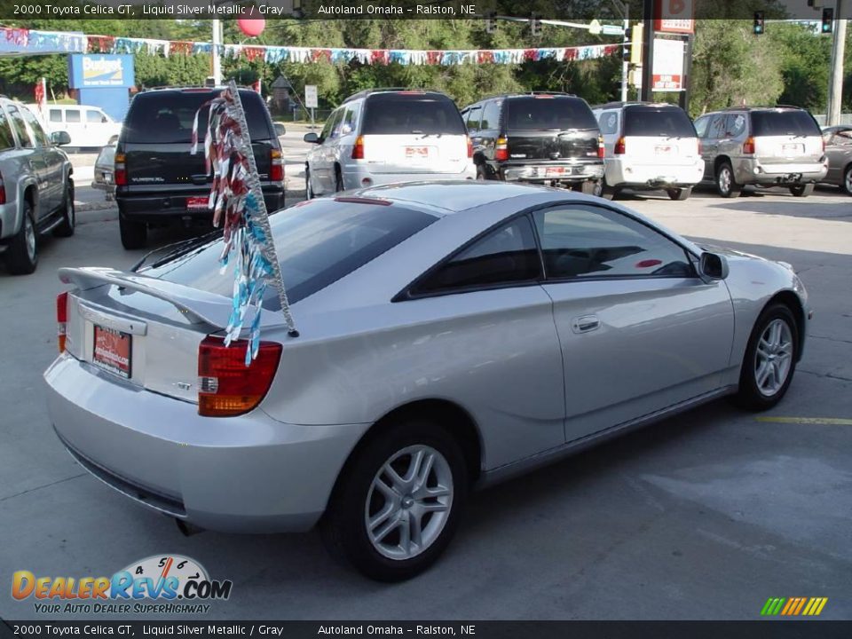 2000 Toyota Celica GT Liquid Silver Metallic / Gray Photo #4