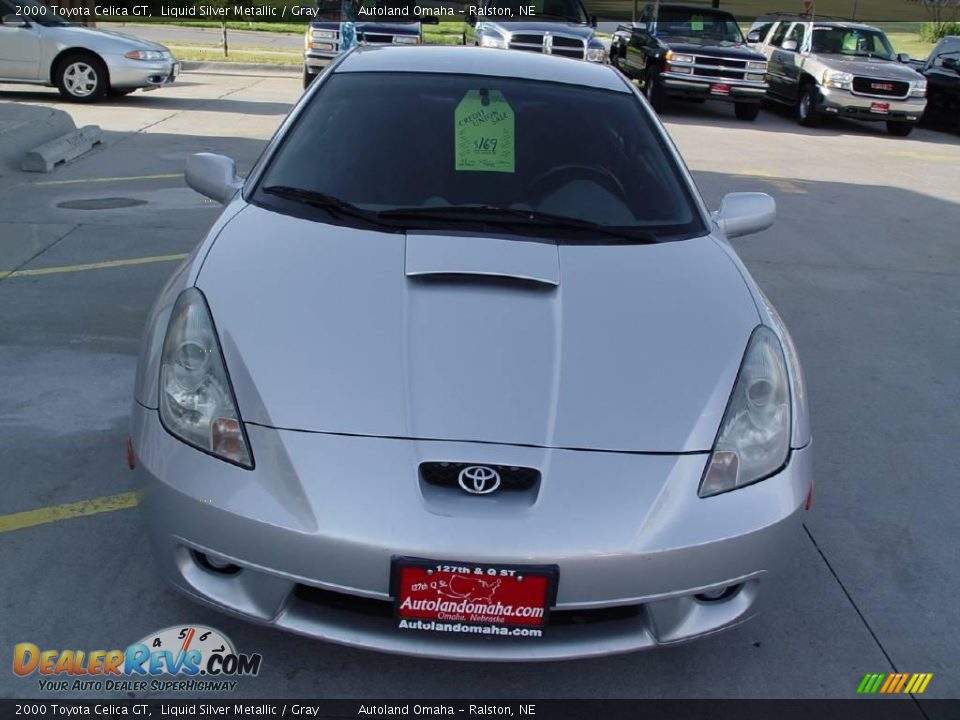 2000 Toyota Celica GT Liquid Silver Metallic / Gray Photo #6