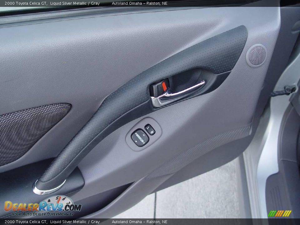 2000 Toyota Celica GT Liquid Silver Metallic / Gray Photo #8