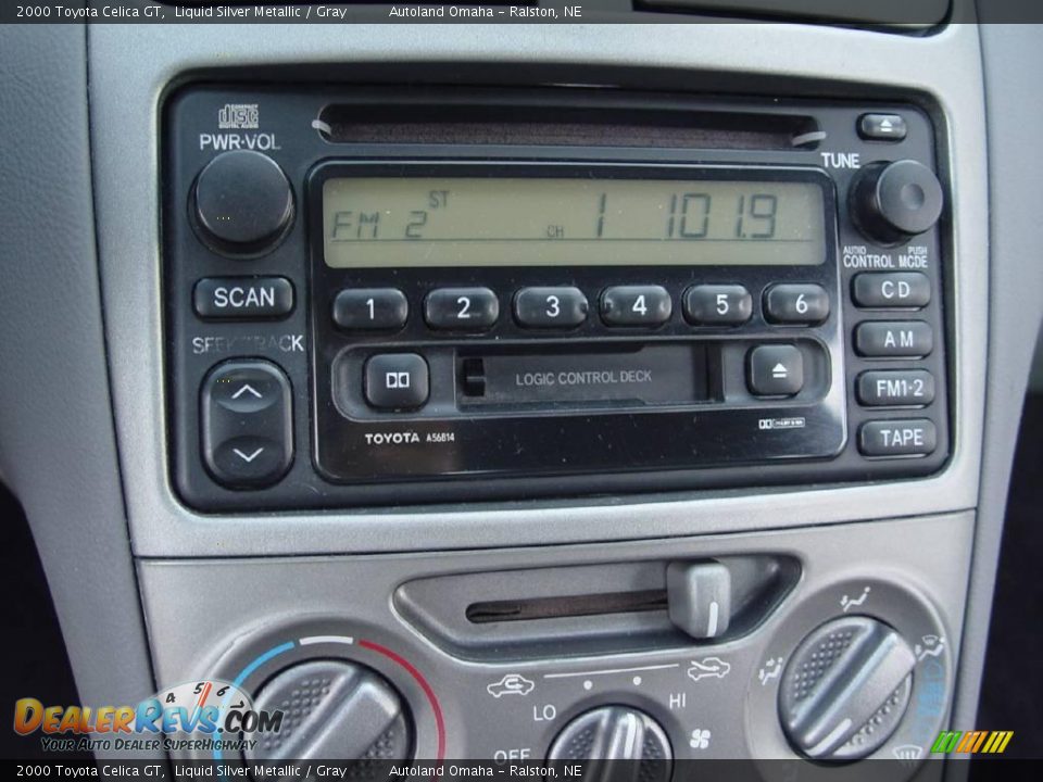 2000 Toyota Celica GT Liquid Silver Metallic / Gray Photo #13