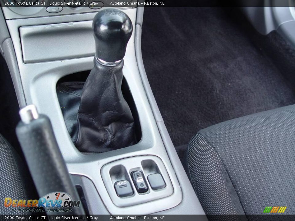 2000 Toyota Celica GT Liquid Silver Metallic / Gray Photo #14