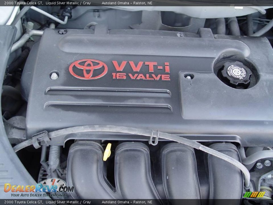 2000 Toyota Celica GT Liquid Silver Metallic / Gray Photo #15
