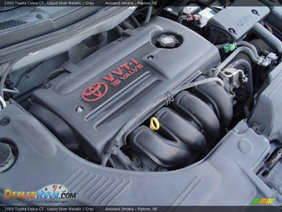 2000 Toyota Celica GT Liquid Silver Metallic / Gray Photo #16
