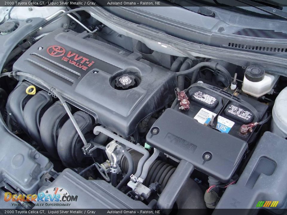 2000 Toyota Celica GT Liquid Silver Metallic / Gray Photo #17