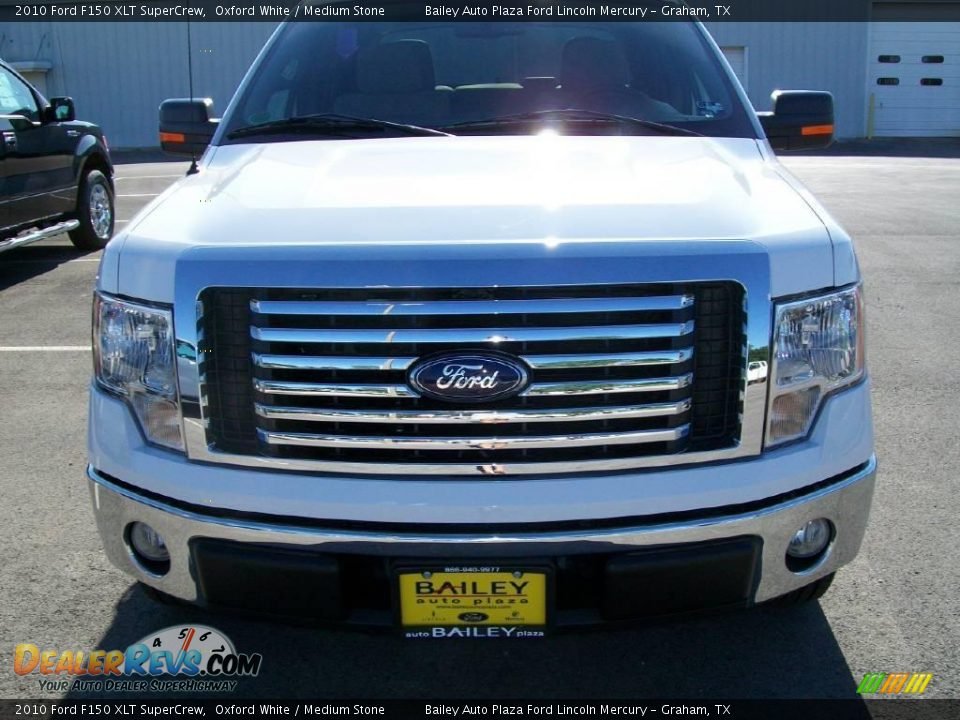 2010 Ford F150 XLT SuperCrew Oxford White / Medium Stone Photo #1