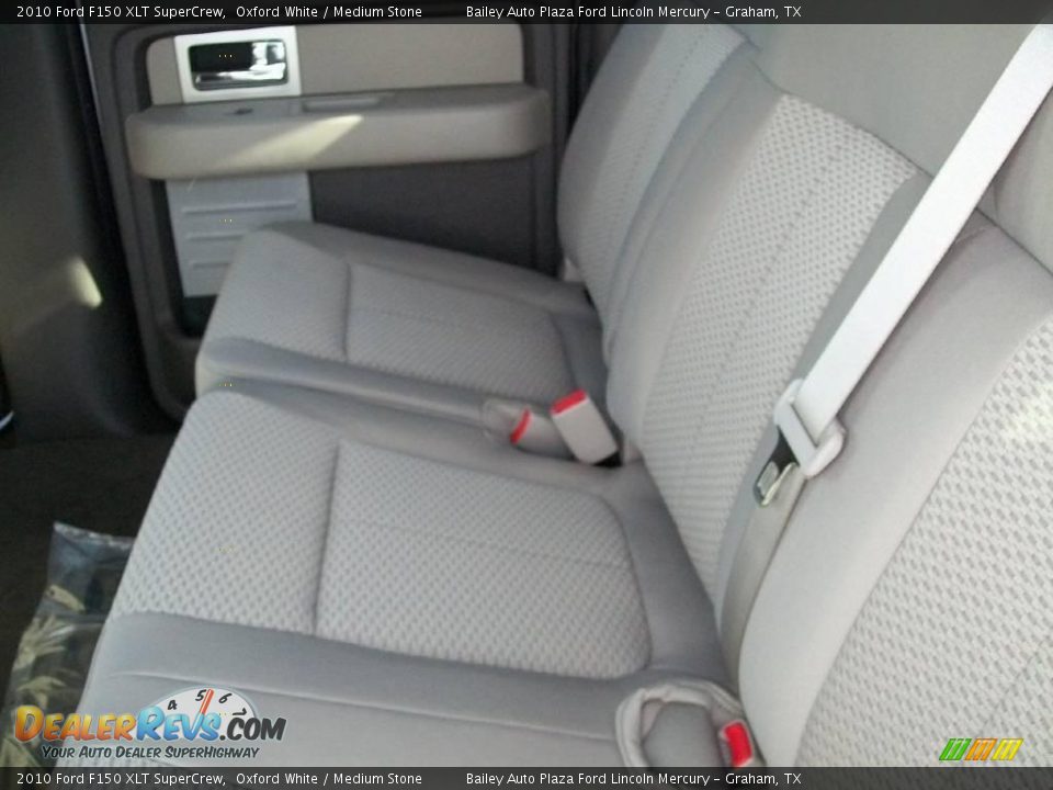 2010 Ford F150 XLT SuperCrew Oxford White / Medium Stone Photo #4
