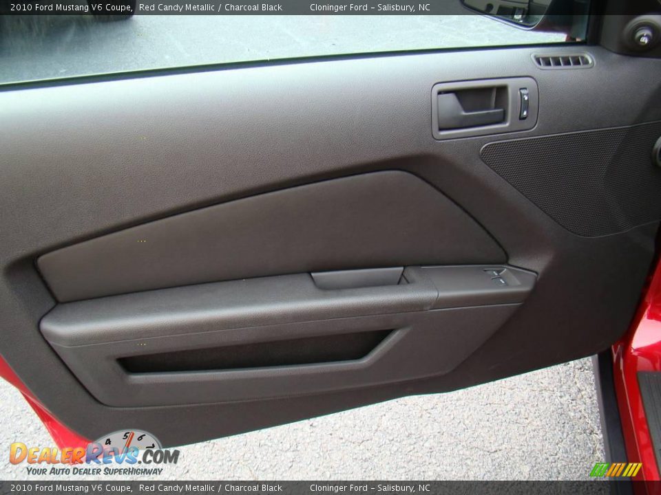 2010 Ford Mustang V6 Coupe Red Candy Metallic / Charcoal Black Photo #13