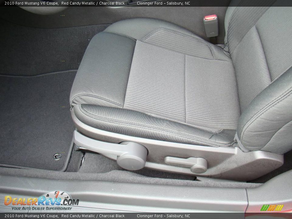 2010 Ford Mustang V6 Coupe Red Candy Metallic / Charcoal Black Photo #14