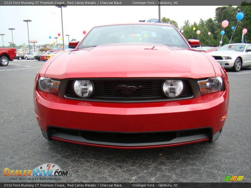 2010 Ford Mustang GT Premium Coupe Red Candy Metallic / Charcoal Black Photo #7